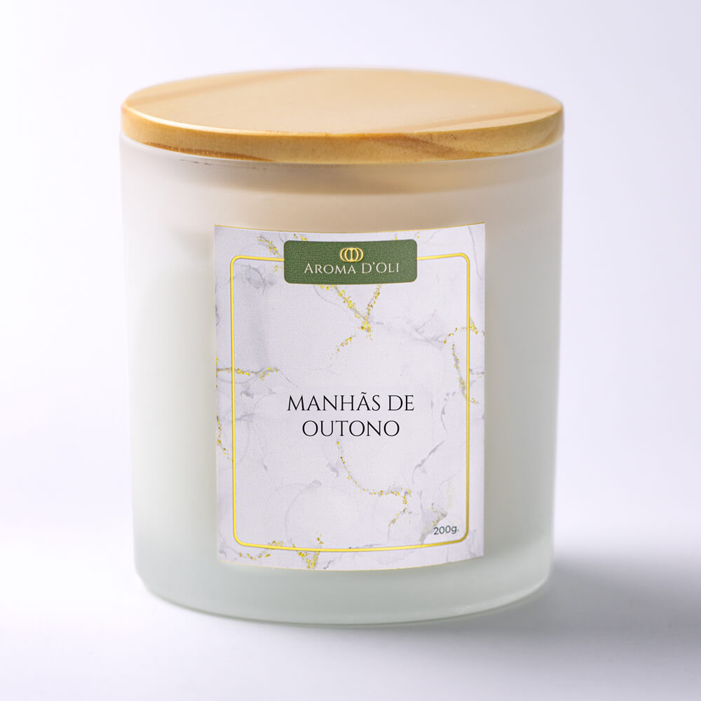 Vela Aromática de Manhãs de Outono 200 gramas - Aroma D'Oli