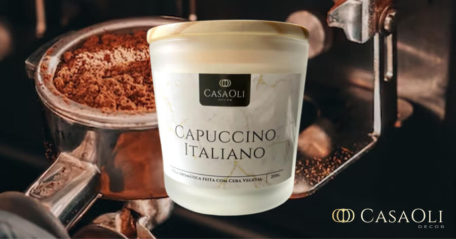 Blog 42 Vela no Pote Capuccino Italiano Casa Oli Decor