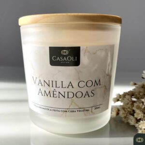 Conheça a Vela de Vanilla com Amêndoas da Casa Oli Decor