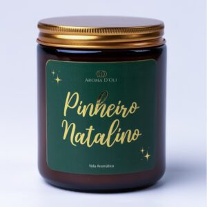AROMA D'OLI 2 vela de pinheiro natalino aroma doli