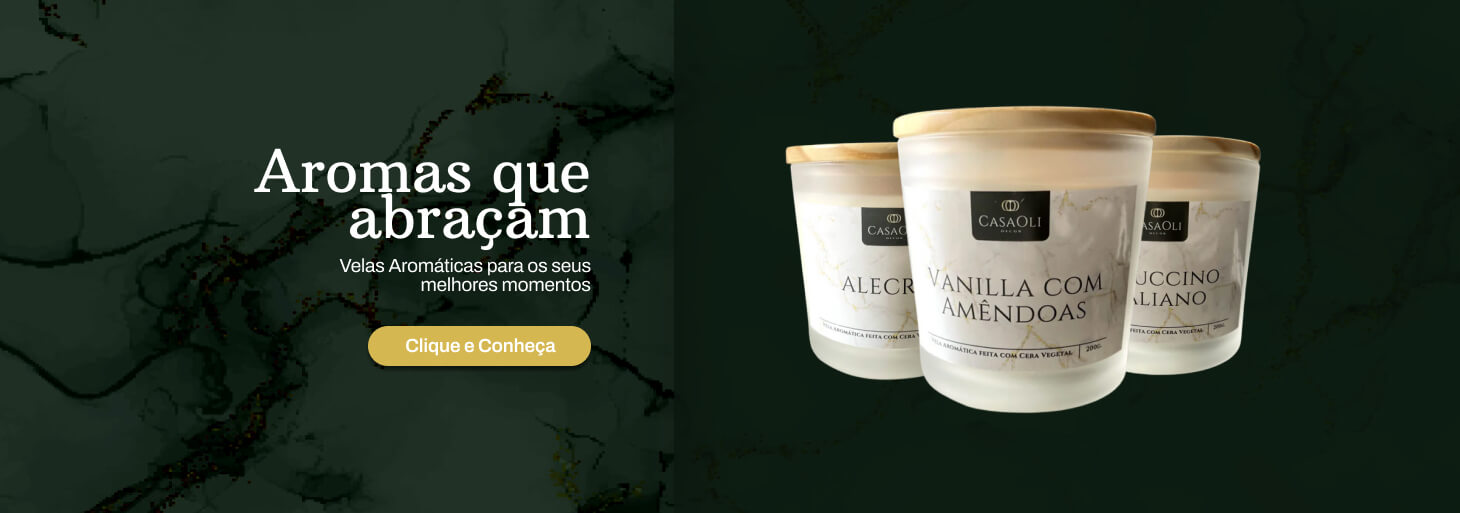 Velas Aromáticas Casa Oli Decor 